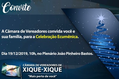 Convite Celebração Ecumênica