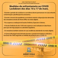 Medidas de enfrentamento ao Covid-19