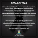 NOTA DE PESAR